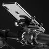ROCKBROS Phone Holder Motorcycle Electric Bicycle Smartphone CNC Aluminum oy Bracket Five Claws Mechanical Bike Phone Holder