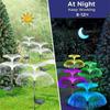 New Outdoor Solar Jellyfish Fairy Lights - Waterproof IP65, 7 Colour Changing LEDs, Suitable for Garden, Patio, Festive Dress Up
