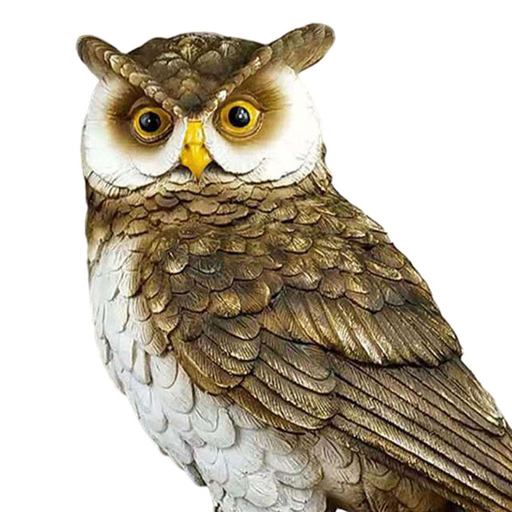 Elegant Owl Sculpture for Home and Office Decor