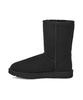 Ugg [Women] Overlock Stitch Short Boots (Classic Short Ii) - Black / 1016223-Blk