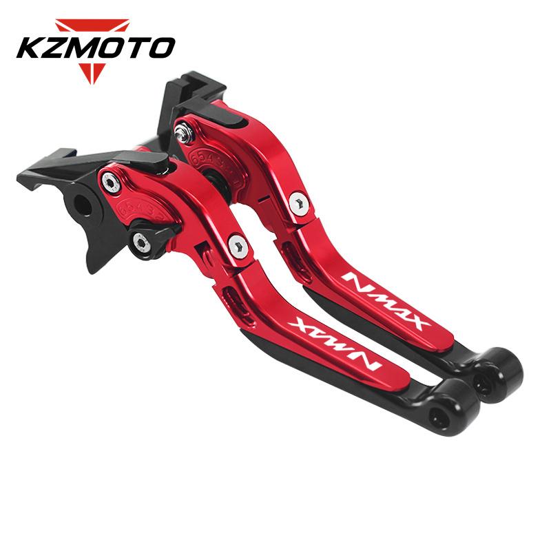 

For NMAX155 NMAX125 NMAX150 2015-2024 2025 Motorcycle Folding Extendable Brake Clutch Levers Adjustable Handle Grips Parts червоний