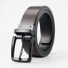 Double-Sided Men'S Belt Rotatable Pin Buckle Cowhide Belt Business Versatile Young And Middle-Aged Belt