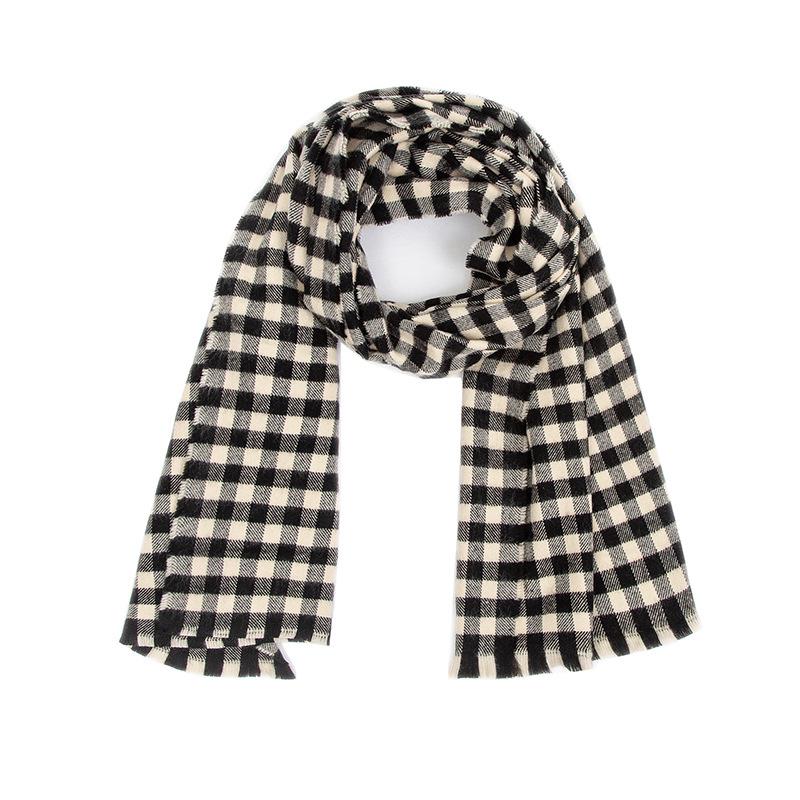 Imitation Cashmere Women Scarf Autumn Winter Small Plaid Scarve Pashmina Mujer Female Echarpe Hiver Foulard Bufanda Shawl Unisex