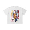 260 GSM Double Yarn 32 Count 100% Cotton Dandadan V25 Okarun Print Unisex Heavy Cotton T Shirt