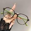 Fashionable Round Ultra Light Reading Glasses Women Anti Blue Light Purple Big Frame Presbyopia Glasses Men Eyewear +1.0 +1.5