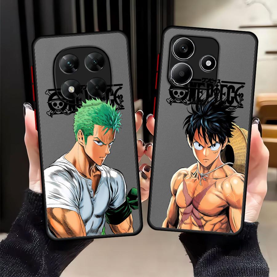 Funda Back Phone Cover Case for Xiaomi Redmi Note 14 10 13C 11 A4 13 Pro Plus 9S 14C 12 Cool One Piece Luffy Zoro