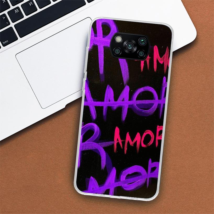 AMOR This Is Love Phone Case For Xiaomi Poco X3 Nfc X4 Gt X5 Pro M5S M4 M3 M2 F5 F4 F3 F2 F1 Mi Note 10 Fundas Shell