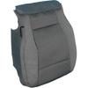 Medium Gray Cloth Driver Side Bottom Seat Cover Compatible with Ford F150 XLT 2015 2016 2017 2018