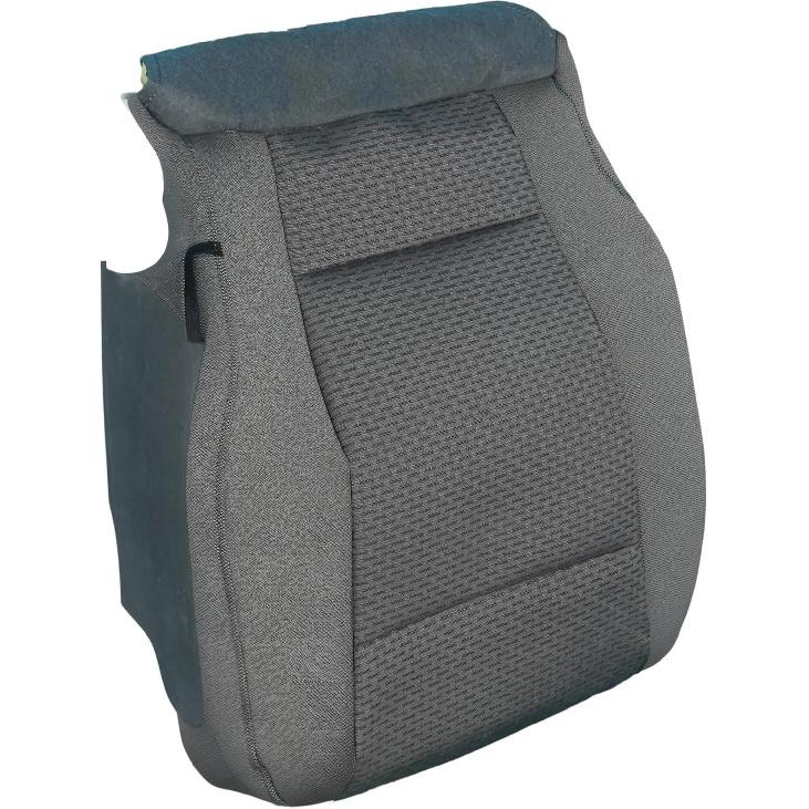 Medium Gray Cloth Driver Side Bottom Seat Cover Compatible with Ford F150 XLT 2015 2016 2017 2018 Driver side Bottom