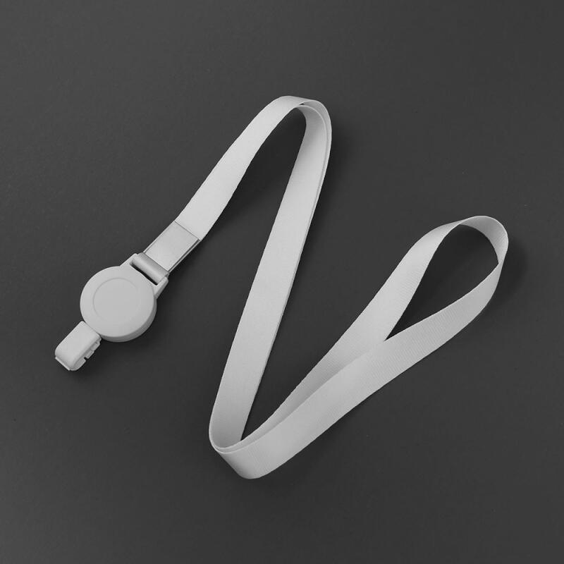 Office Reel Holder Necklace (White)