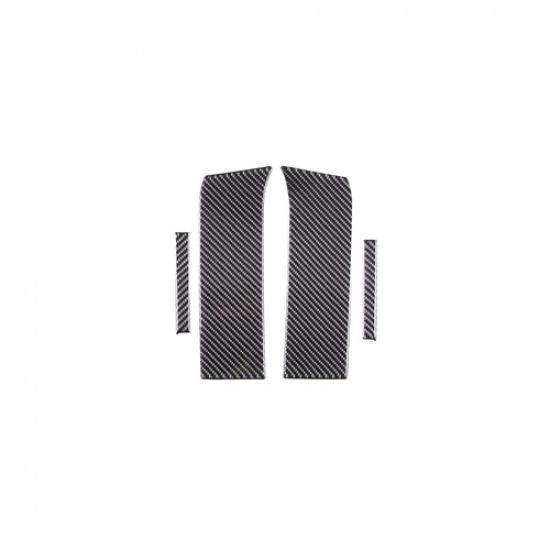 Real Carbon Fiber Headlight Lower Panel Trim Cover For Toyota Tundra +