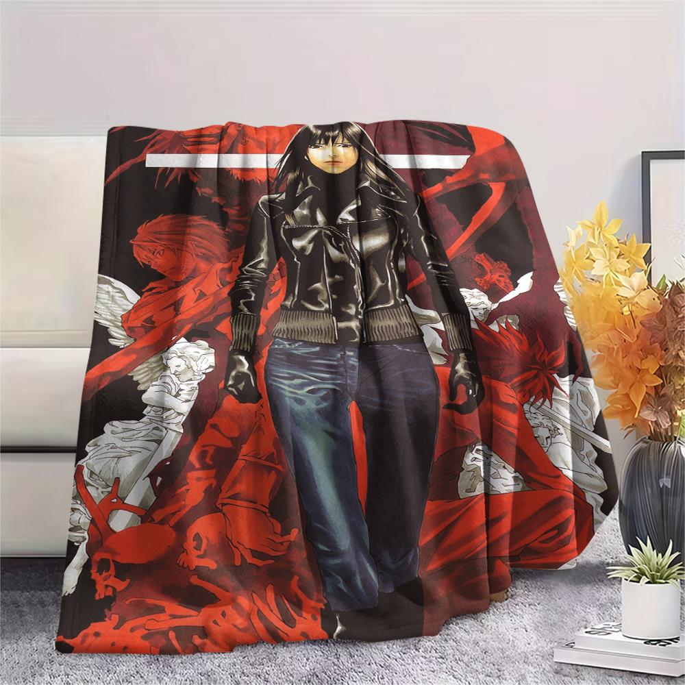 1Pc Cartoon Print Flannel Blanket, High Quality Comfortable for All Seasons, Home Decor, Warmth and Comfort, Perfect for Christmas Birthday Gift