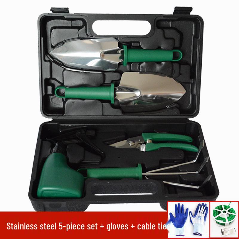 Three-Piece Gardening Tool Set: Mini Shovel Kit for Planting, Bonsai, and Potted Flowers