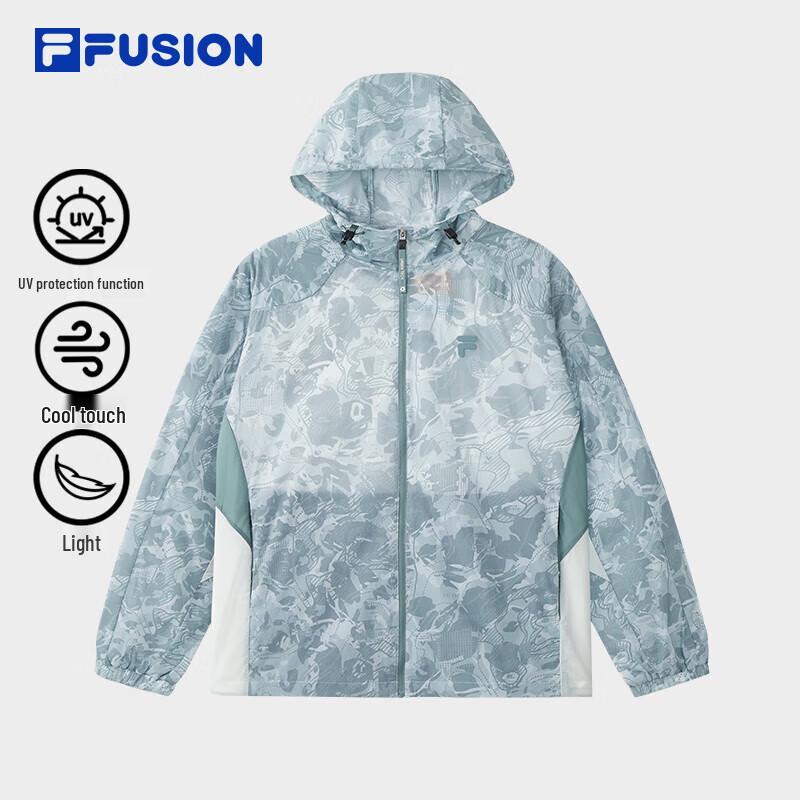 FILA FUSION Men s Summer Cooling Sun Protection Hooded Jacket M