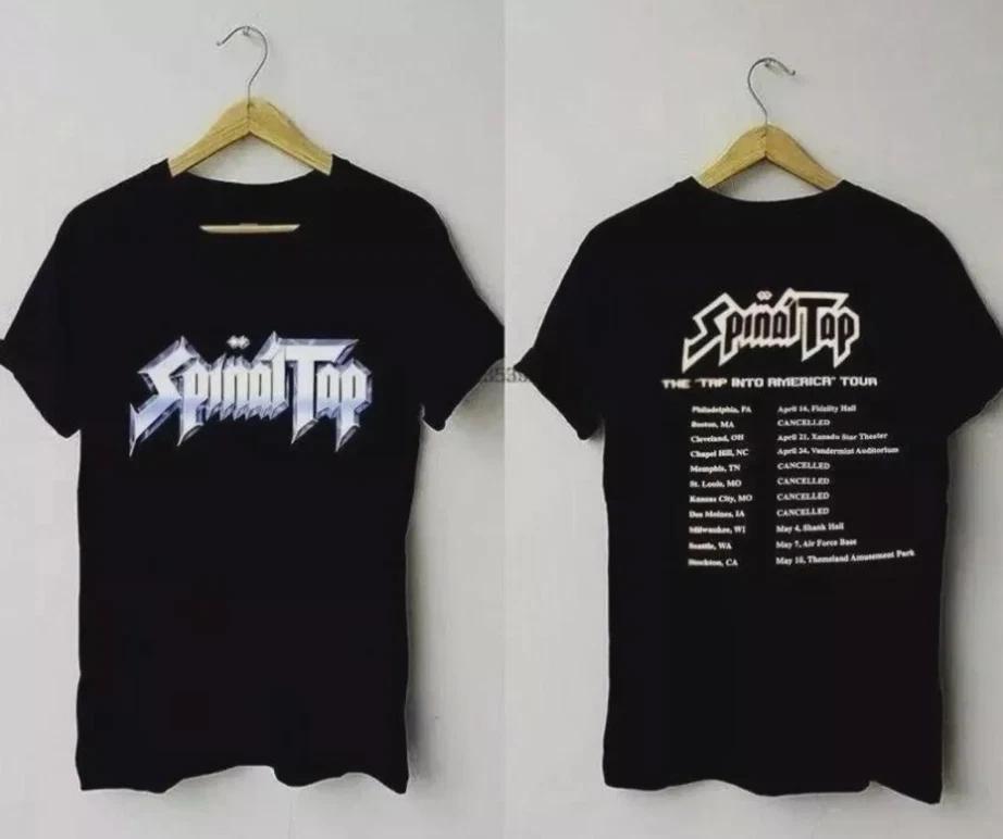 Spinal Tap The  Tap Into America  Tour 2 side Black T- Shirt S