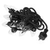 Guirlande lumineuse - EMINZA - Flammes - 10 ampoules - Blanc chaud - IP44