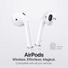 Apple Auriculares Bluetooth TWS AirPods 2 Micrófono Integrado Control Táctil Audio Rico Batería Larga Auriculares Inalámbricos Para IOS Android