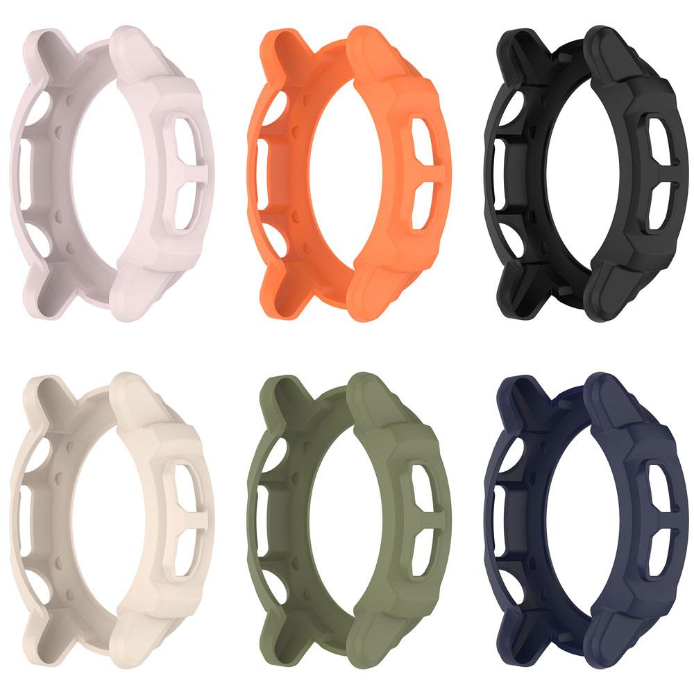 2-I-1 Deksel + Herdet Glass Film For Huami Amazfit Falcon TPU PC Skjermbeskytter & Støtfanger Beskyttelsesdeksel For Amazfit Falcon