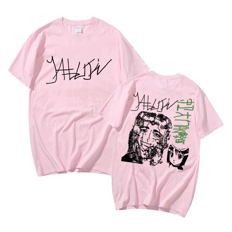 Yabujin Double Sided Printed T-shirt Summer Men Women Fashion Tshirt Male Hip Hop Tees Unisex 100% Cotton T Shirt Short Sleeve