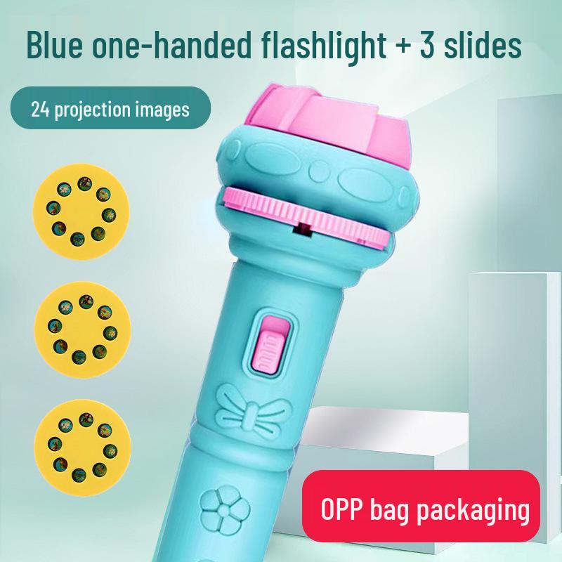 TikTok Kids' Multifunctional Flashlight: Dinosaur & Ocean Projection Toy