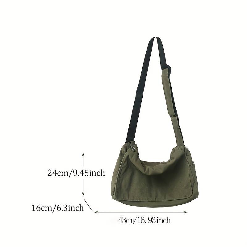 Borsa a tracolla da donna, borsa vintage, borsa a mano in tela, borsa a tracolla per adolescenti, borsa casual, borsa a tracolla
