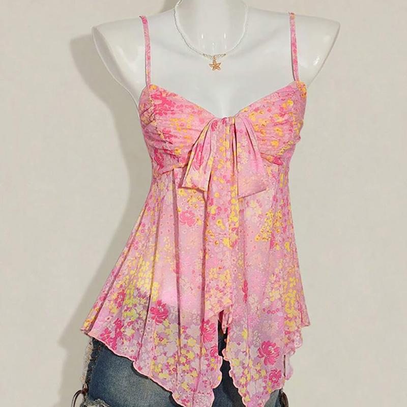 Sexy Sling Y2K Solid Fashion Tank Goth Solid Slim Backless Women Punk Crop Vintage Coquette Harajuku 2000s Aesthetics tank top