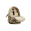 FILA Fashion Casual Trendy Zipper Backpack Unisex Backpack Khaki F13U239135FLK