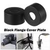 Black Shower Faucet Cover Chrome Finish Shower Arm Flange New Flange Cover Plate