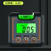 Mini Digital Electronic Angle Gauge Portable Protractor Inclinometer with Magnetic Base 0-90 Degree Laser Level with LED Screen