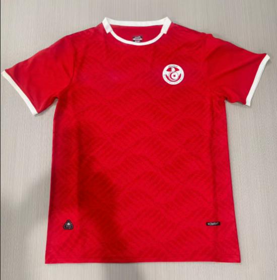 2526 Versiune Fan Tunisia: Tricou cu mânecă scurtă, cu uscare rapidă și respirabil, pentru Acasă, Deplasare, A Doua Deplasare și Antrenament