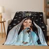 2026 Lana Del Rey Lizzy Grant Cantante Arte Coperta di Flanella, Morbida e Accogliente Coperta da Divano per Casa Camera da Letto Letto Divano Picnic Ufficio Coperta