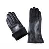 Leather Gloves Female Metal Button Style Velvet Lining Warm Autumn and Winter Free Shipping Sheepskin Gloves
