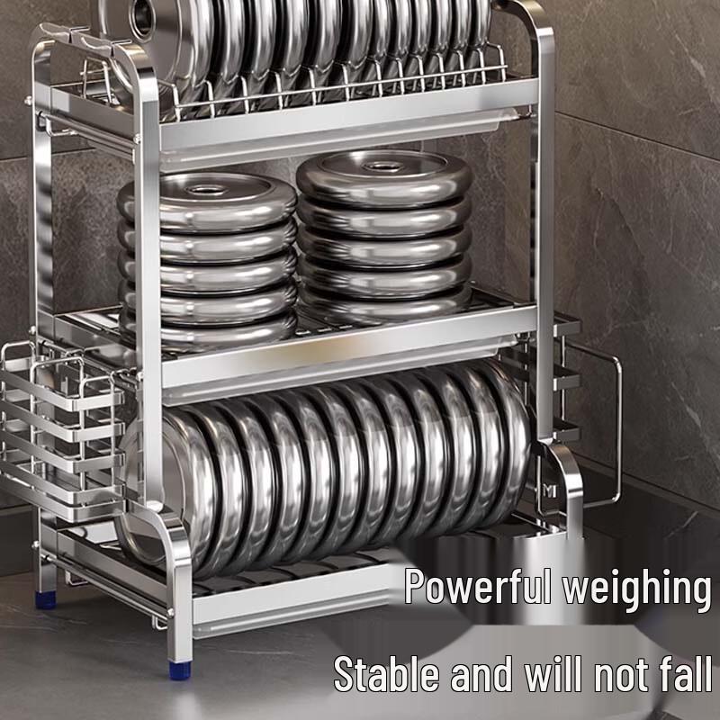Yunshuang Multifunctional 3-Tier Countertop Kitchen Storage Rack