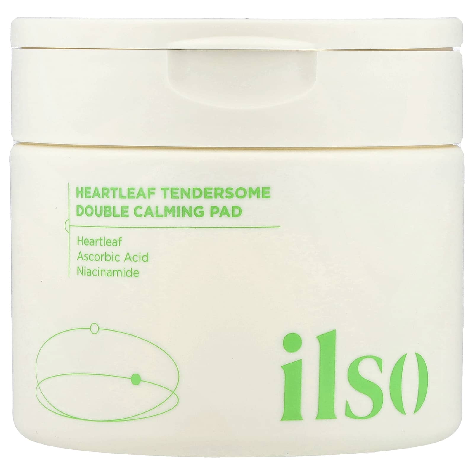 ilso, Успокаивающие пэды для лица Heartleaf Tendersome Double Calming Pad, 60 шт.