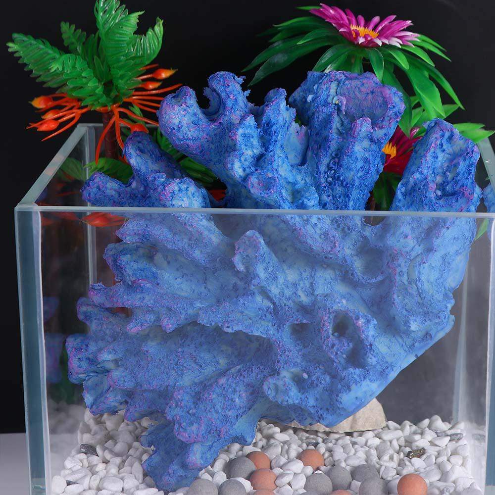 Artificial Resin Coral Reef Aquarium Ornaments Landscaping Fish Tank Decor Home Fish Tank Aquarium Accessories