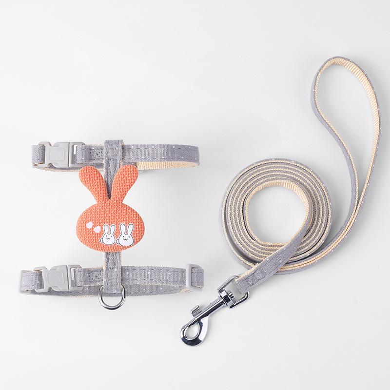 Little Bee Cat & Small Dog Harness and Leash Set