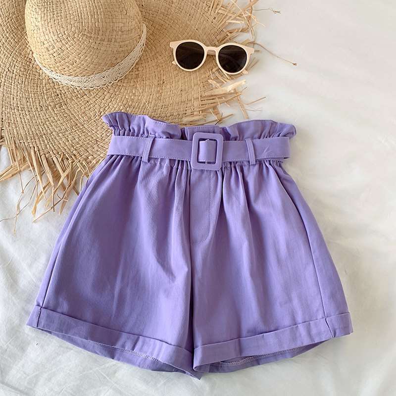 Girls' Fashion Shorts Summer Kids' Casual Quarter Pants