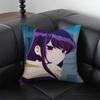 1pc Anime Character Komi Shouko Pillow Case Fashion Square Pillowcase Bedroom Sofa Room Ins Decoration Leisure