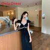 Female Summer Dress With Polka Dot Pattern And Splicing Design For Elegant Occasions