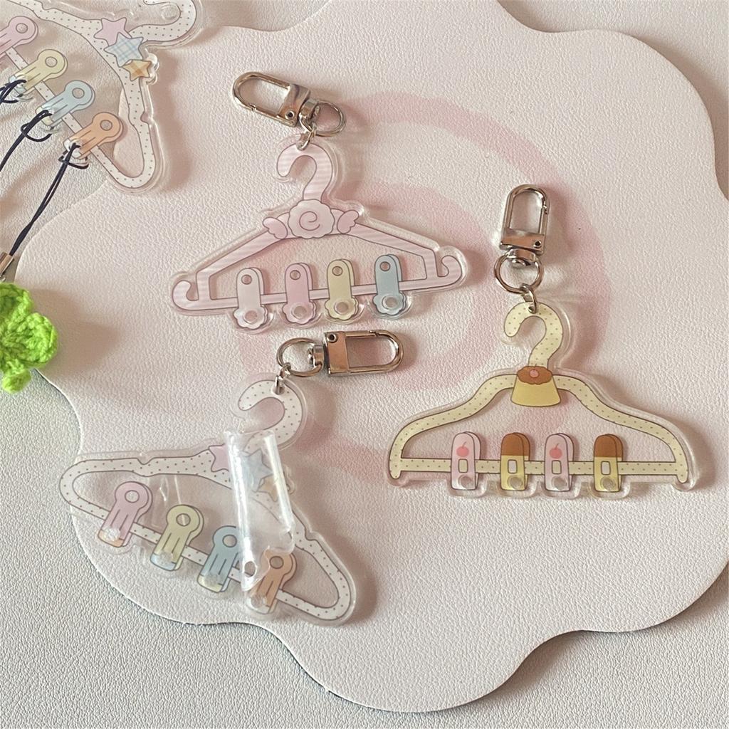 Fischkuchen Stern Schlüsselanhänger Schönes Stabiles Acryl Hängendes Ornament Praktisch für Taschen Schlüssel Rucksäcke und Besondere Geschenke