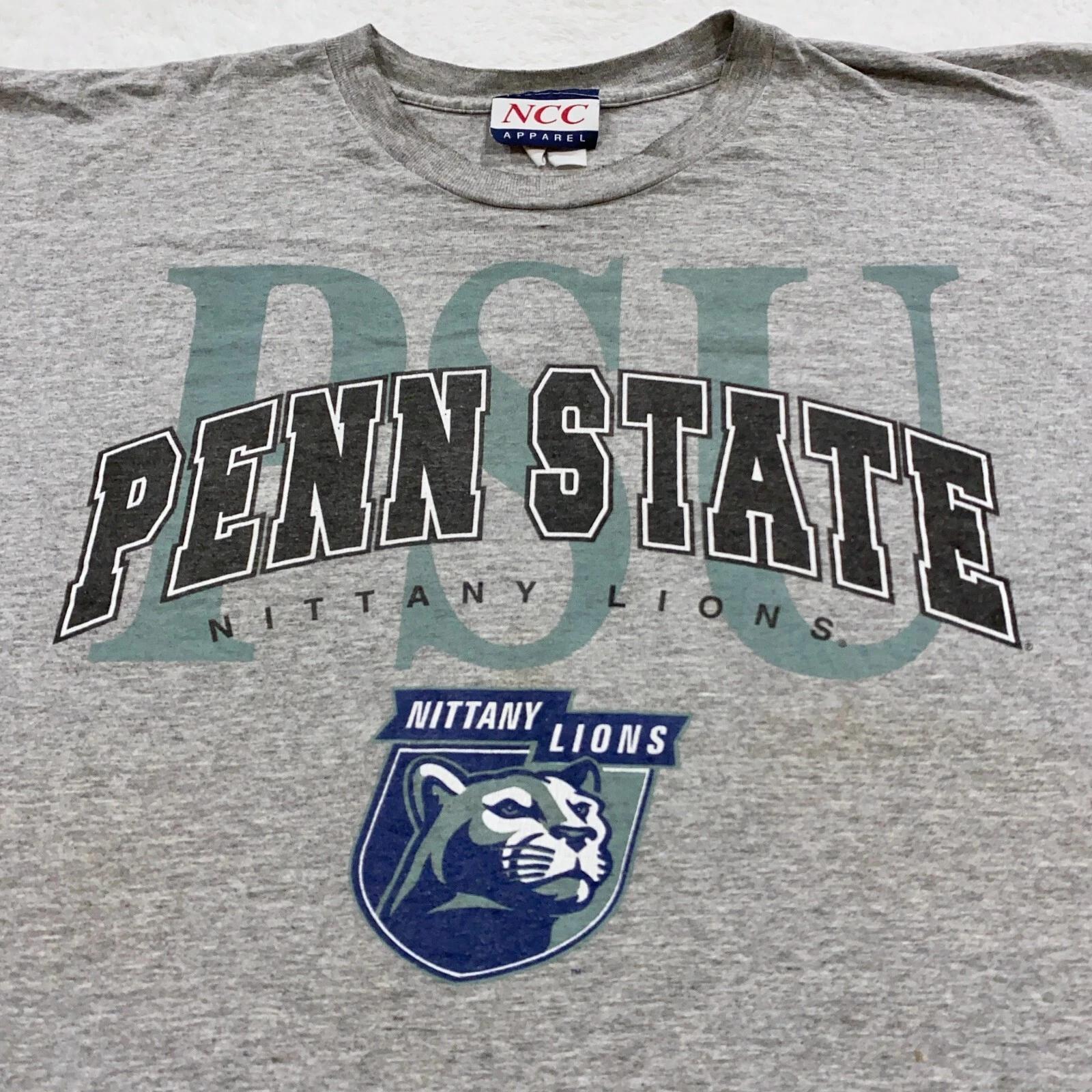 

vintage 90s PENN STATE UNIVERSITY NITTANY LIONS T-Shirt 3XL ncaa PSU 4XL