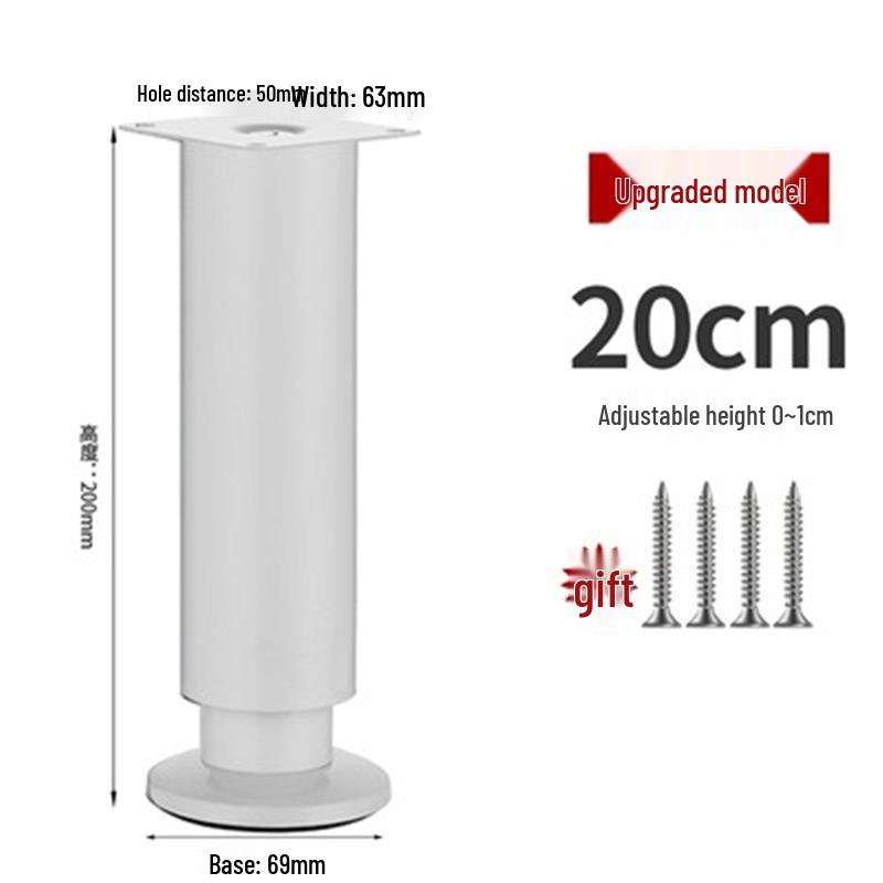 Adjustable Stainless Steel Furniture Support Legs: Cabinet, Sofa, TV Stand, Coffee Table, Bed