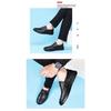New Men Genuine Leather Sandals, Business Perforated Hollow Dad Leather Shoes, White Soft Sole Hollow-out Casual Footwear
