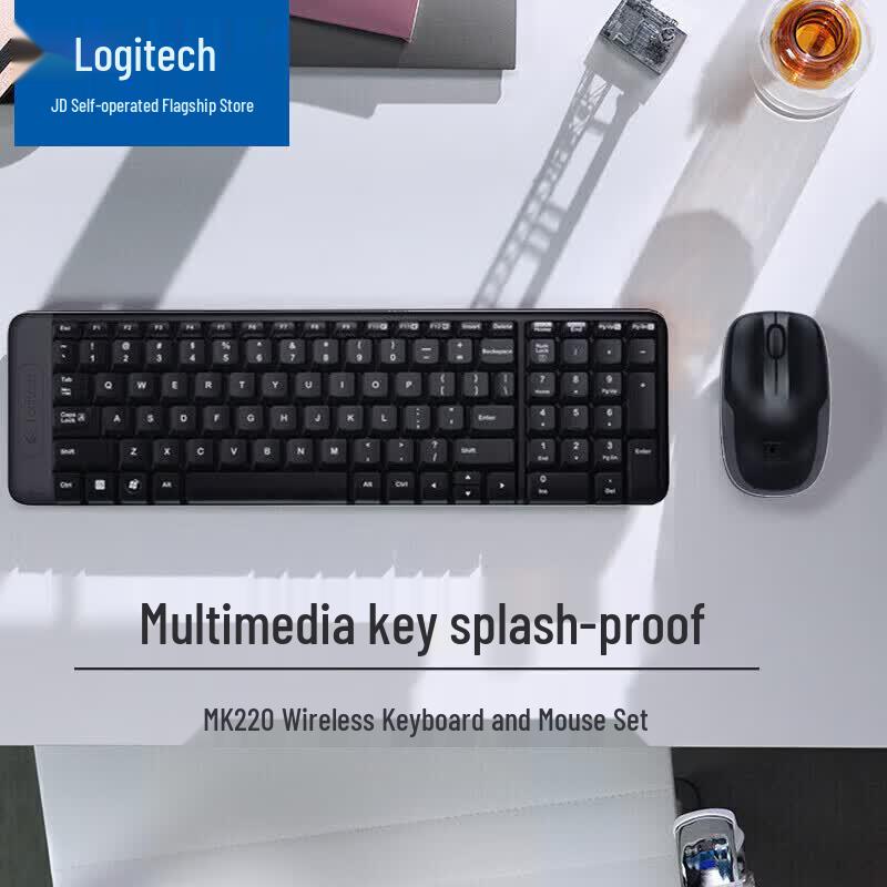 

Logitech MK220 Wireless Keyboard and Mouse Combo