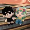 Omori Plush Spoof Cute Little Black Pure Black Creative Plush Christmas Throw Pillow for Children's Sleep Comfort Companion Gift