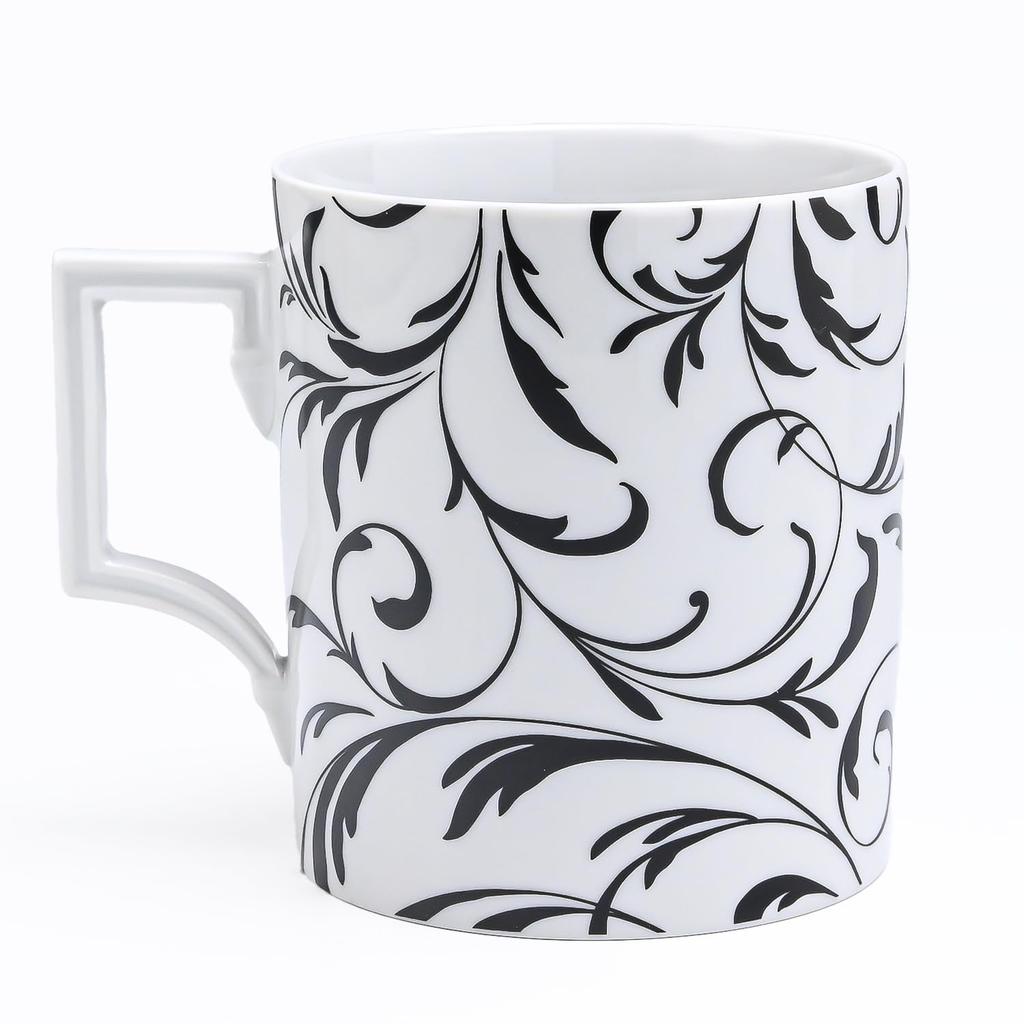 MEISSEN Mug Collection Flower Ornament Mug, 310ml, 79a421-55810-1, Porcelain [Parallel Import]