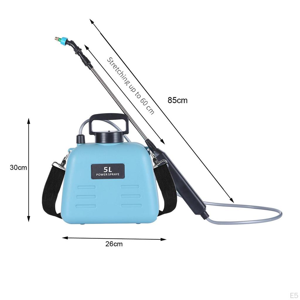 5L Elektrischer Gartensprüher Kabellos Wiederaufladbar Sprühstab für Zuhause Und