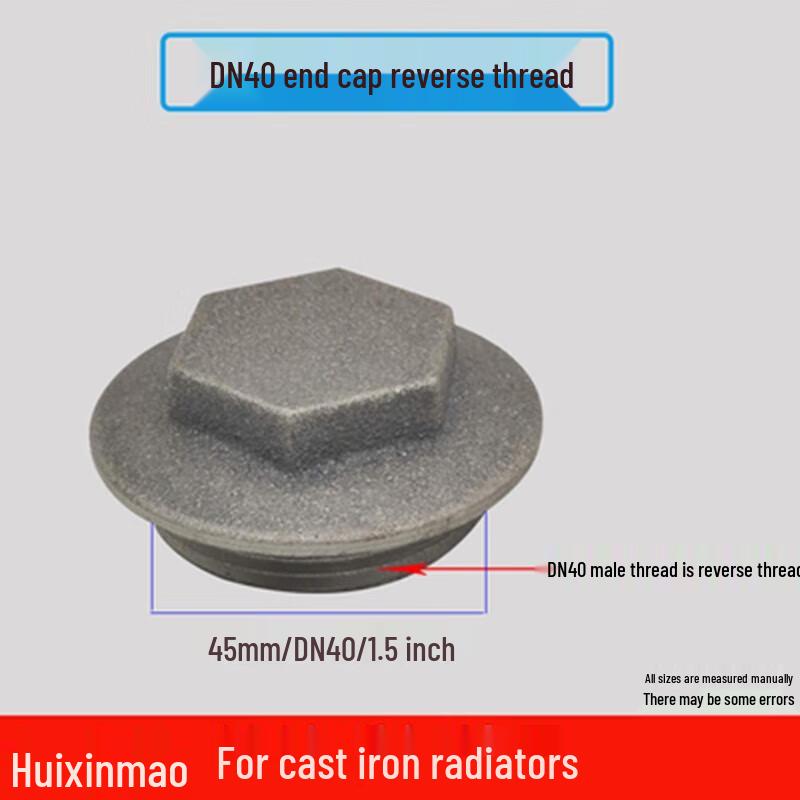 Old-Style Cast Iron Radiator Plug