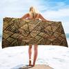Geometry Marble Bath Towel,Abstract Beach Towel Soft Absorbent Washcloths Quick Dry Towelling,Sandless Lightweight Beach Blanket