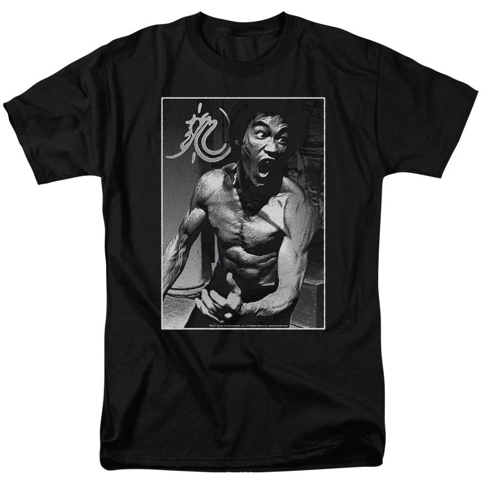 Лицензионная взрослая футболка Bruce Lee Focused Rage XXXL